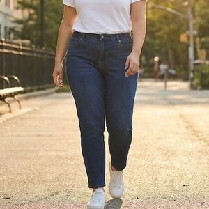 Old Navy Womens 24 Plus High Rise WOW Super Skinny Jeans Dark Wash NWT